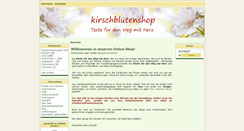 Desktop Screenshot of kirschbluetenshop.de